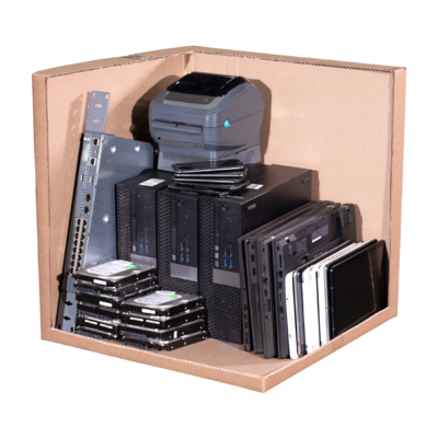 Electronics Recycling, Large Kit, Serialized Certification