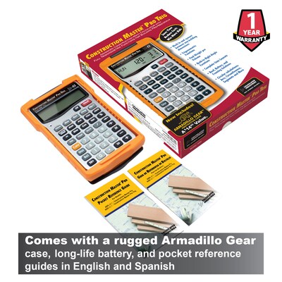 Calculated Industries Construction Master® Pro 4080 Trigonometric Hand-Held Calculator