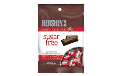 Hershey's Sugar Free Miniatures Dark Chocolate Candy Bar, 3 oz., 12/Pack (246-01030)