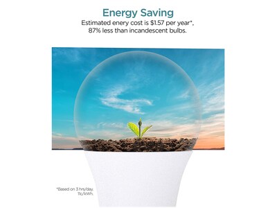 Viribright Viripro PRO Pack 8-Watt Daylight LED General-Purpose Bulb, 96/Box (640337-96P)