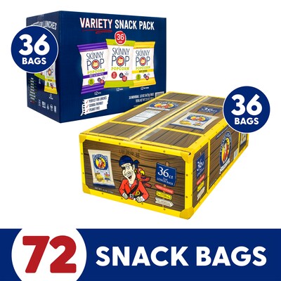 Skinny Pop Variety/Pirate's Booty Aged White Cheddar Bundle (600-04051)