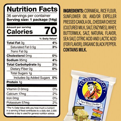 Skinny Pop Variety/Pirate's Booty Aged White Cheddar Bundle (600-04051)