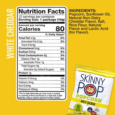 Skinny Pop Variety/Pirate's Booty Aged White Cheddar Bundle (600-04051)