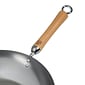 Joyce Chen Classic Series Carbon Steel 12-Inch Stir Fry Pan with Birch Handle, Silver (J21-9979)