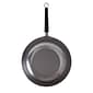 Joyce Chen Professional Series Carbon Steel 12-Inch Stir Fry Pan with Phenolic Handle, Silver (J22-0050)