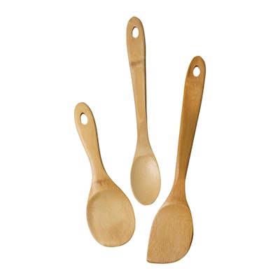 Joyce Chen Burnished Bamboo Wok Utensils, 3-Piece Set (J33-2018)