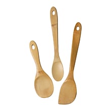 Joyce Chen Burnished Bamboo Wok Utensils, 3-Piece Set (J33-2018)