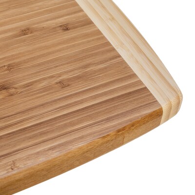 Joyce Chen Medium 8-In. x 12-In. Burnished Bamboo Cutting Board, Beige (J34-0003)
