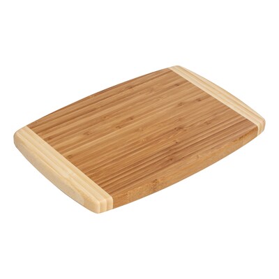 Joyce Chen Medium 8-In. x 12-In. Burnished Bamboo Cutting Board, Beige (J34-0003)