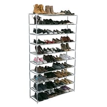 Simplify Shoe Rack, 50 Pair (23205-Grey)