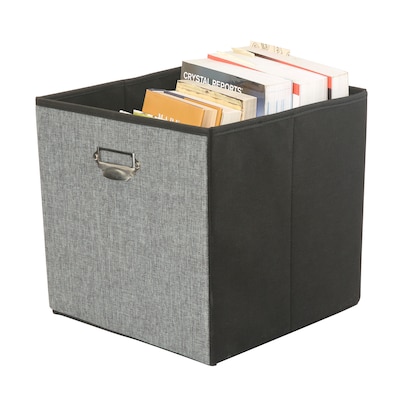 Simplify Collapsible Storage Cube, Grey (25481-Grey)