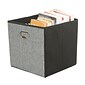 Simplify Collapsible Storage Cube, Grey (25481-Grey)