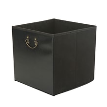 Simplify Collapsible Storage Cube, Black (25480-BLACK)