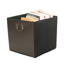 Simplify Collapsible Storage Cube, Chocolate (25480-CHOCOLATE)