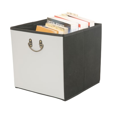 Simplify Collapsible Storage Cube, Grey (25480-Grey)