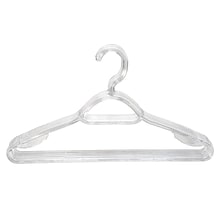 Simplify Non-Slip Hangers, 6 Pack, Crystal Clear (25517-CLEAR)