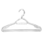 Simplify Non-Slip Hangers, 6 Pack, Crystal Clear (25517-CLEAR)