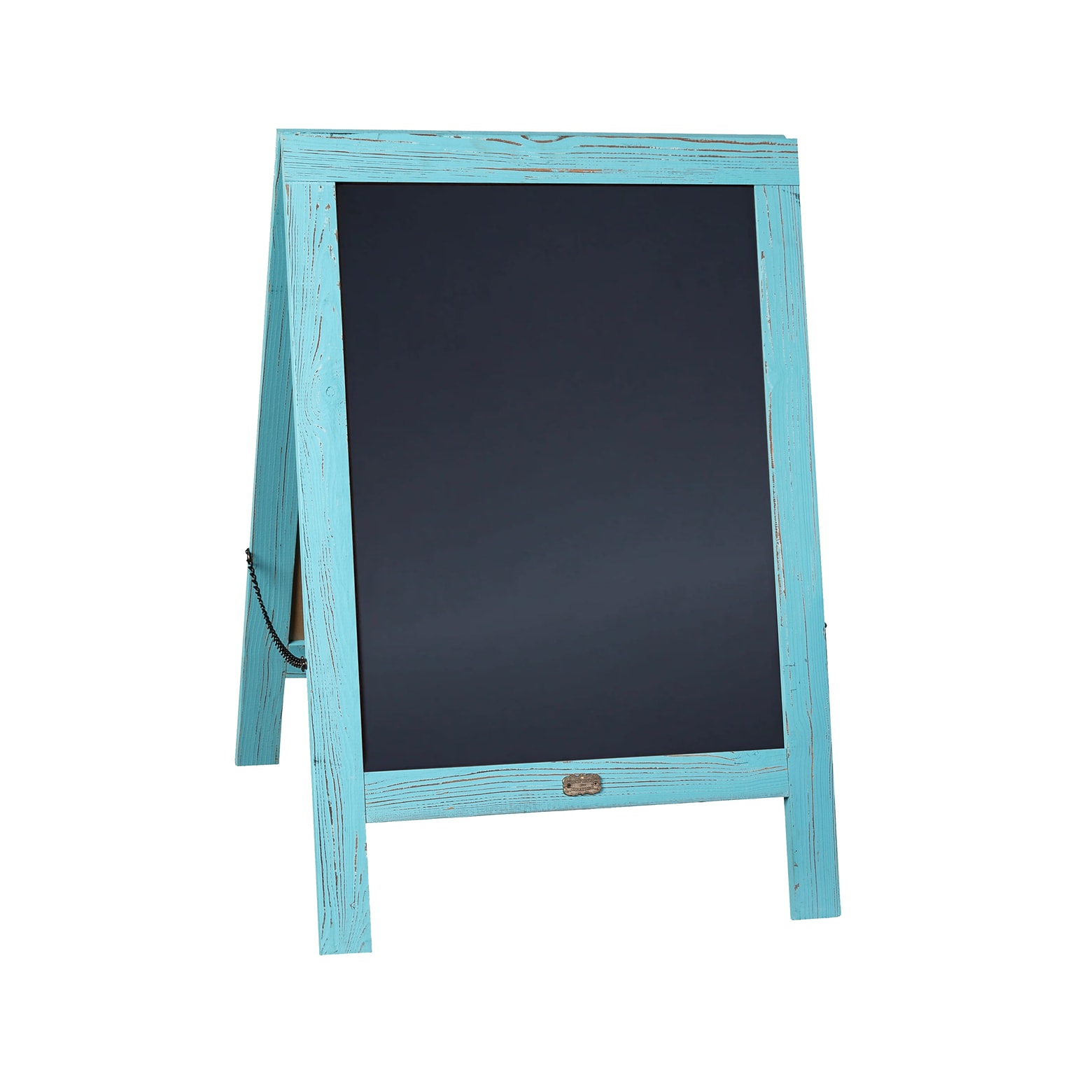 Flash Furniture Canterbury Indoor/Outdoor Chalkboard Sign, Robin Blue, 30H x 20W (HGWACB3020RBNBL)
