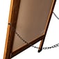 Flash Furniture Canterbury Indoor/Outdoor Chalkboard Sign Set, Torched Brown, 48"H x 24"W (HGWACB4824TORCH)