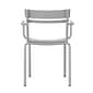 Flash Furniture Nash Modern Metal Dining Chair, Silver, 4/Pack (4XUCH10318ARMSL)
