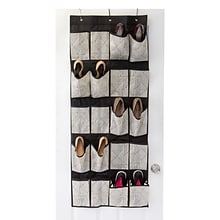 Closet Candie 20 Pocket Shoe Organizer, Geo Natural (M-77822)