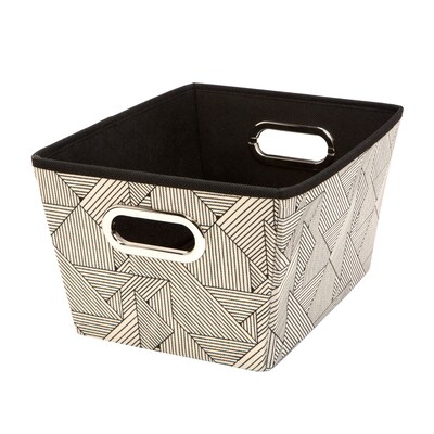 Closet Candie Storage Tote, Medium, Geo Natural (M-77828)