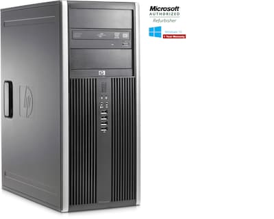 HP Elite 8300 Mt Refurbished Desktop Computer, Intel Core i5-3470, 3.4Ghz, 12GB Memory, 500GB HD