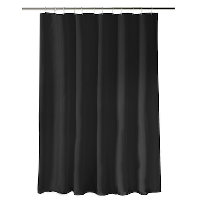 Bath Bliss Shower Liner, Heavy Weight, Black (5239-48)