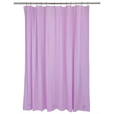 Bath Bliss Shower Liner, Heavy Grommet, Lilac (5247)