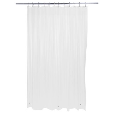 Bath Bliss Shower Liner, Heavy Grommet, White (5231-48)