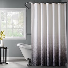 Bath Bliss Shower Curtain, Lace Ombre, Black (5406-BLACK)