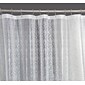 Bath Bliss Shower Curtain, 3D Peacock Design, Clear (5407-CLEAR)