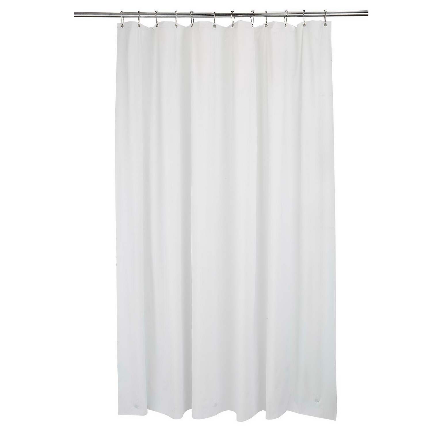 Bath Bliss Shower Liner, Extra Long, White (5671)