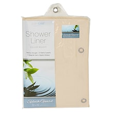 Bath Bliss Shower Liner, Splash Guard, Beige (5852)