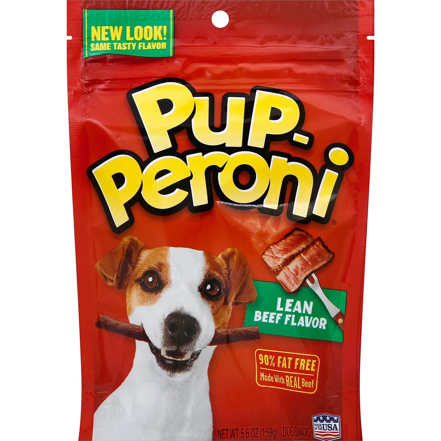 Pup-Peroni Lean Beef Flavor Dog Treats, 5.6 oz. Pouch, 8/CT (SMU51022CS)