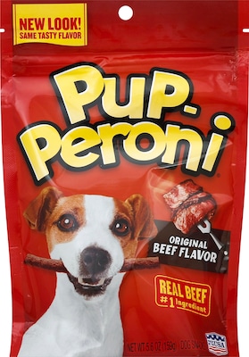 Pup-Peroni Original Beef Flavor Dog Treats, 5.6 oz., 8/Carton (SMU51021CS)