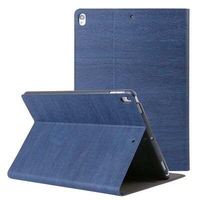 Vangoddy Vintage Grain Portfolio Case for iPad Pro 10.5, Blue (IPPLEA362)