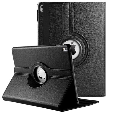 Vangoddy Rotating Kickstand Rotating Leather Case for iPad Pro 10.5, Black (IPPLEA921)