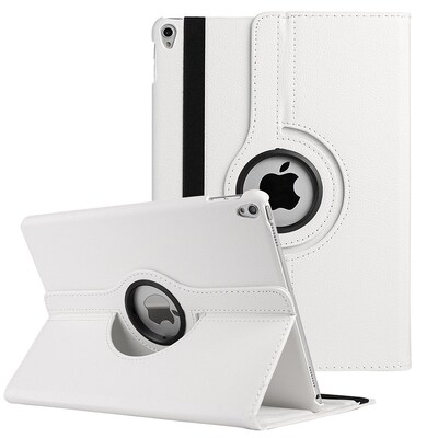Vangoddy 360 Rotating Leather Case for iPad Pro 10.5, White (IPPLEA925)