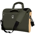 Lencca Messenger Bag Notebook Case fits 13.3 Inch Laptop, Forest Green (PT_LENLEA121_13)