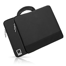 Lencca Laptop Sleeve Briefcase fits 13.3 Inch Laptop, Black (PT_LENLEA502_13)