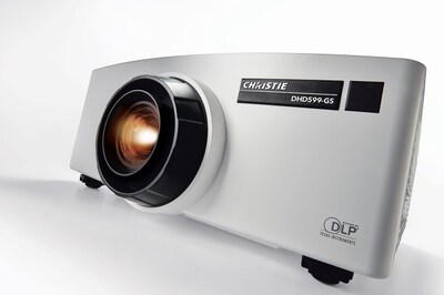 Christie Projector, DHD599-GS White 1-DLP Solid State, HD 1920x1080 laser phosphor projector (140-035109-01) - Lens NOT Included