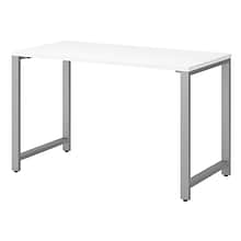 Bush Business Furniture 400 Series 48W Table Desk with Metal Legs, White (400S146WH)