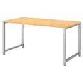 Bush Business Furniture 400 Series 60W x 30D Table Desk, Natural Maple (400S144AC)
