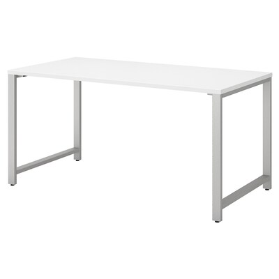 Bush Business Furniture 400 Series 60W x 30D Table Desk, White, Installed (400S144WHFA)
