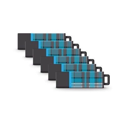USB 2.0 Blue Madras 16GB 6Pk  (S1M-U2TEBM-16-6)