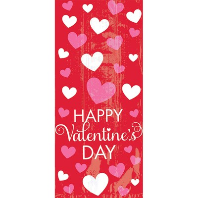 Amscan Happy Valentines Day Small Cello Bag, 9.5 x 4 x 2.25, 7/Pack, 20 Per Pack (370211)