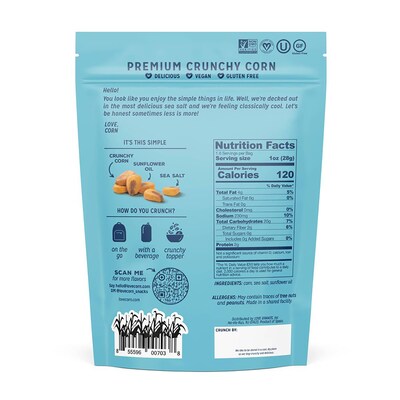 Love Corn Sea Salt, 1.6 Oz, 10/Box (307-00384)