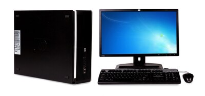 HP 6300 Pro Refurbished SFF Desktop Computer with 22" Monitor, Intel i5, 16GB Memory, 1TB HDD, Windows 10 Home