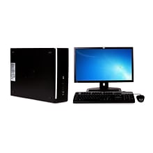 HP 6300 Pro Refurbished SFF Desktop Computer with 22 Monitor, Intel i5, 16GB Memory, 1TB HDD, Windo